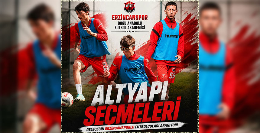 Erzincanspor’dan Genç Yetenek Avı: Altyapı Seçmeleri 6 Haziran’da
