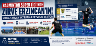 Badminton Süper Ligi’nde Zirve Erzincan’ın: Spor Yatırımları Başarıya Dönüştü
