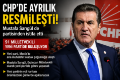 CHP’de Ayrılık Resmileşti: Mustafa Sarıgül de Partisinden İstifa Etti