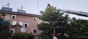 Çatıda Mahsur Kalan Kedi İtfaiye Tarafından Kurtarıldı