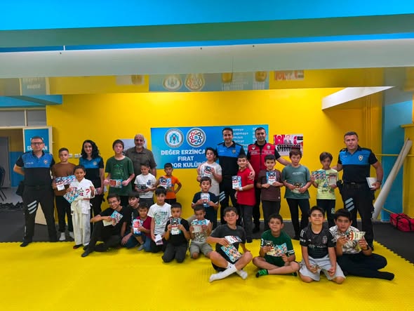 Değer Erzincan Spor Kulüpleri Projesi Kapsamında Öğrencilere Güvenlik Eğitimi
