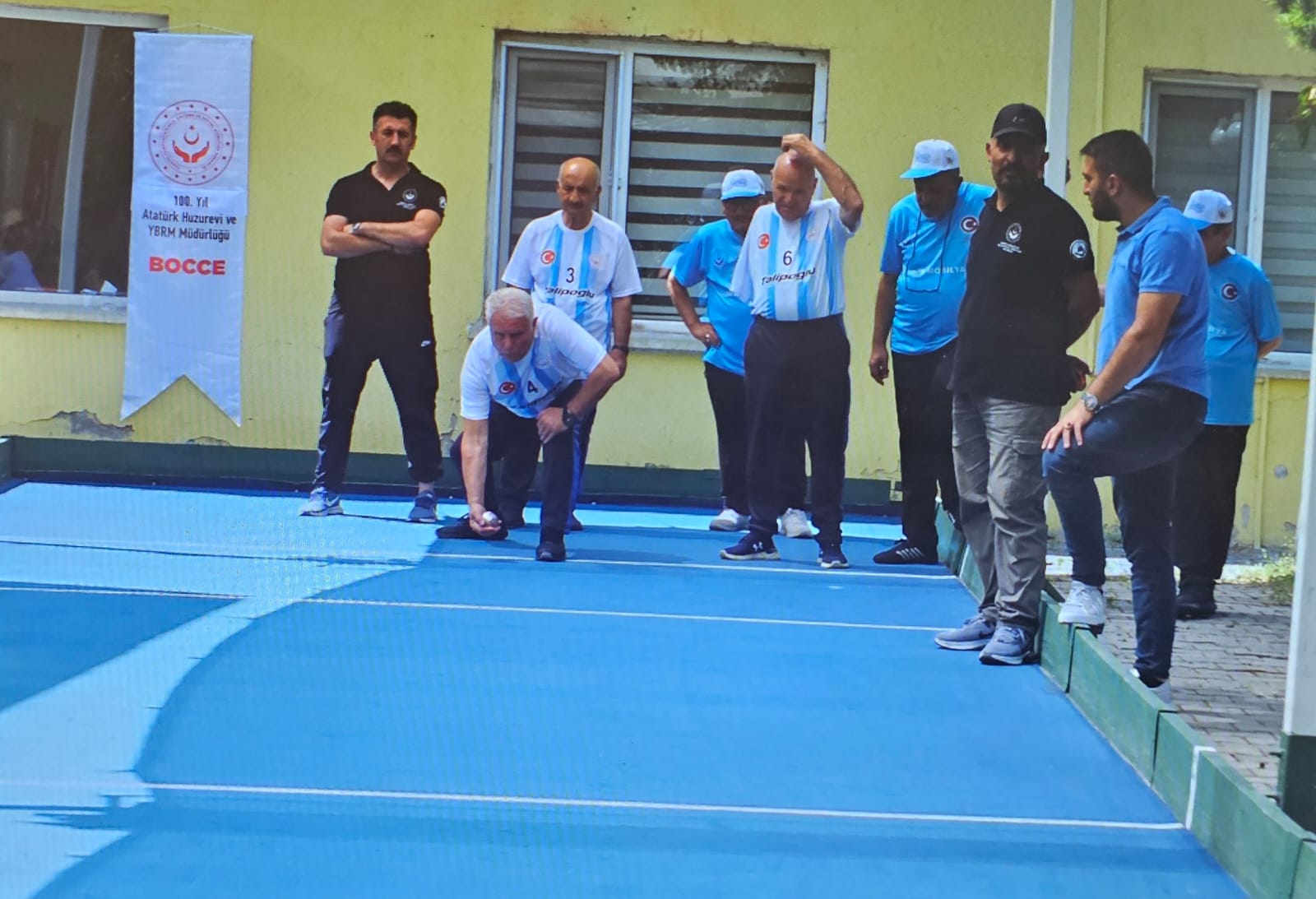 Erzincan 100. Yıl Atatürk Huzurevi Bocce Takımı İlk Yenilgisini Aldı