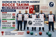 Erzincan 100. Yıl Atatürk Huzurevi Bocce Takımı Lige 2’de 2 ile Başladı