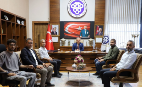 Erzincan OSB İş İnsanlarından EBYÜ Rektörü Levent’e Ziyaret