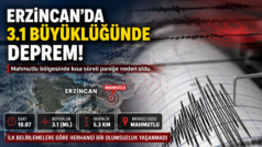 Erzincan’da 3.1 Büyüklüğünde Deprem