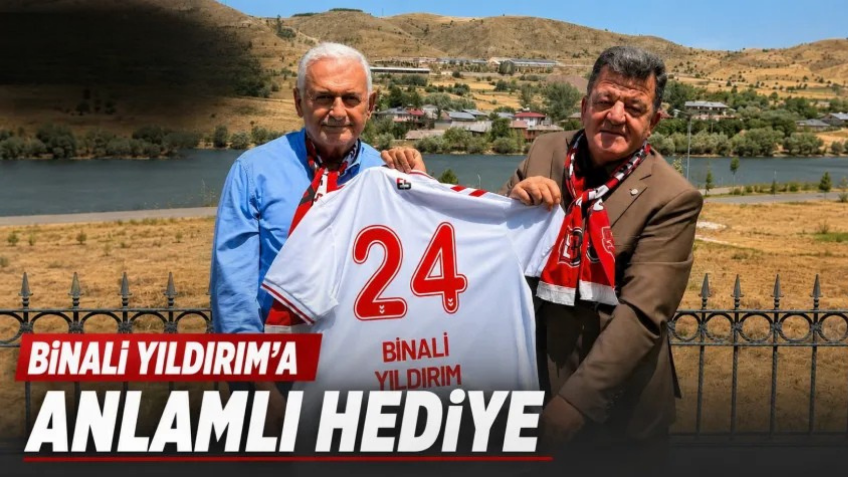 Erzincanspor’dan Binali Yıldırım’a Özel Forma Takdimi