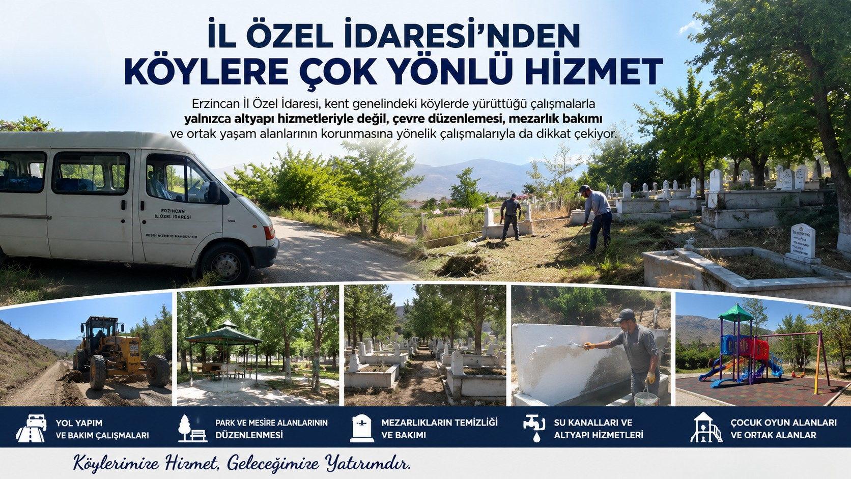 İl Özel İdaresi’nden Köylere Çok Yönlü Hizmet
