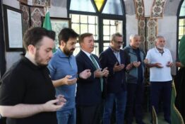 Vali AYDOĞDU, Bakan Yardımcısı MUMCU ve Hamdi ULUKAYA’dan Terzibaba Türbesi’ne Ziyaret