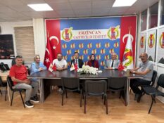 Vali Yardımcıları Kurt ve Kaya’dan Erzincan Gazeteciler Cemiyeti’ne Ziyaret