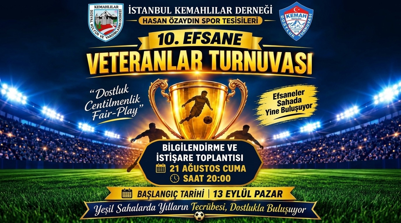 10. Efsane Veteranlar Turnuvası İçin Geri Sayım Başladı
