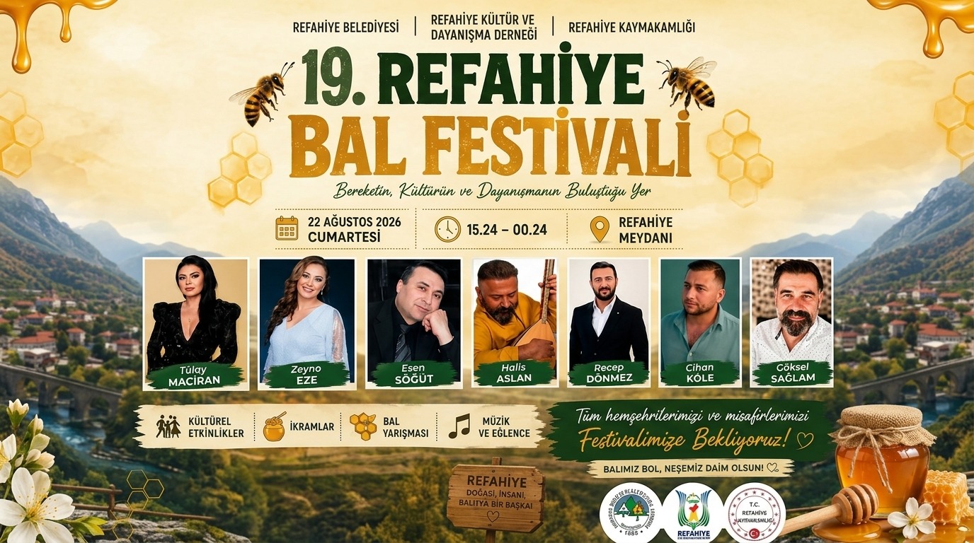 19. Refahiye Bal Festivali İçin Geri Sayım Başladı