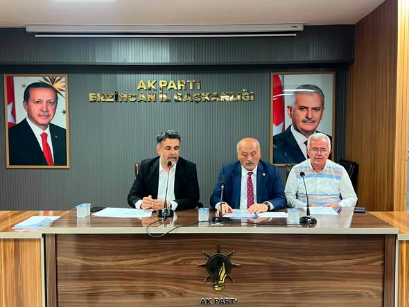 AK Parti Erzincan Teşkilatında Haftalık Yönetim Kurulu Toplantısı Gerçekleştirildi