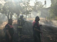 Barış Mahallesi’ndeki Arsa Yangını Büyümeden Kontrol Altına Alındı