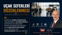 ETSO Başkan Adayı Tan: “Uçak Sefer Saatlerinin Kalıcı Düzenlenmesine Öncülük Edeceğiz”