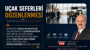 ETSO Başkan Adayı Tan: “Uçak Sefer Saatlerinin Kalıcı Düzenlenmesine Öncülük Edeceğiz”