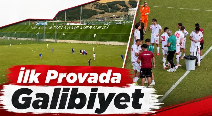 Erzincanspor İlk Hazırlık Maçından Galibiyetle Ayrıldı