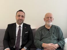 İletişim Bölge Müdürü Mert Ödeş’ten Mustafa Kutlu’ya Geçmiş Olsun Ziyareti