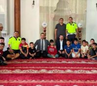 Refahiye’de Yaz Kur’an Kursu Öğrencilerine Trafik Eğitimi Verildi