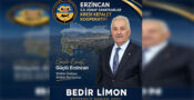 S.S. Erzincan Esnaf ve Sanatkârlar Kooperatifi’nde Bedir Limon Adaylığını Duyurdu