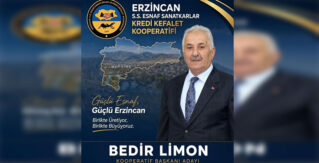 S.S. Erzincan Esnaf ve Sanatkârlar Kooperatifi’nde Bedir Limon Adaylığını Duyurdu