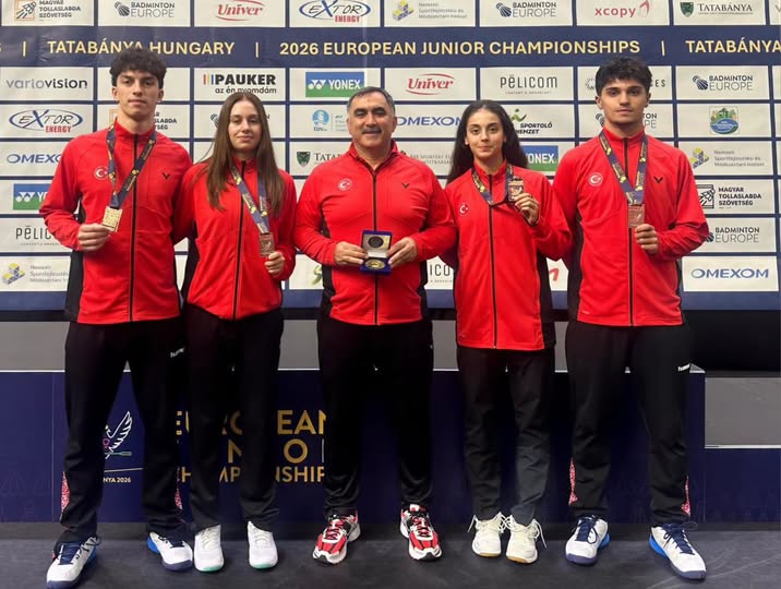 Türkiye, Avrupa Gençler Badminton Şampiyonası’nda Üçüncü Oldu