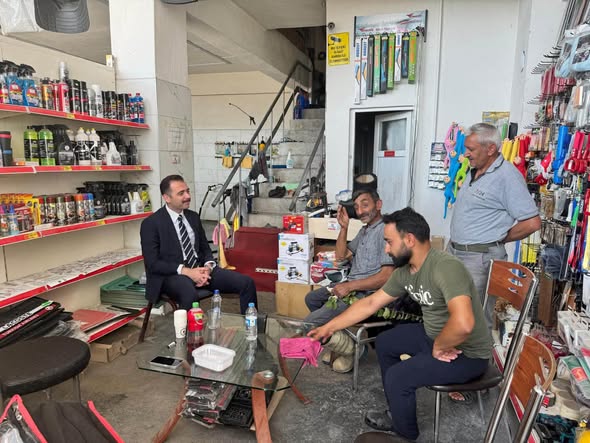Üzümlü Kaymakamı Hacı Osman Hökelekli’den Sanayi Esnafına Ziyaret