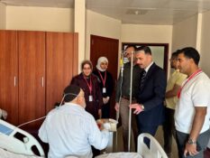 Üzümlü Kaymakamı Hökelekli’den Devlet Hastanesine Ziyaret