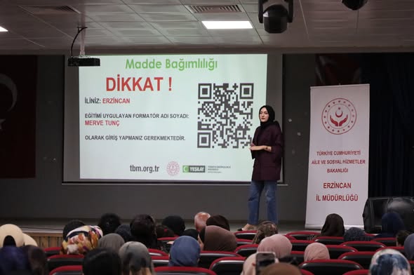 Üzümlü Kaymakamlığı Çalışanlarına Bağımlılıkla Mücadele Eğitimi
