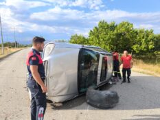 Yaylabaşı TOKİ Kavşağı’nda Kaza: 1 Yaralı