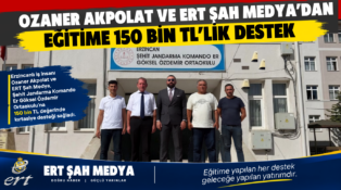Ozaner Akpolat Ve ERT Şah Medya’dan Eğitime 150 Bin Tl’lik Destek