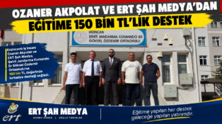 Ozaner Akpolat Ve ERT Şah Medya’dan Eğitime 150 Bin Tl’lik Destek