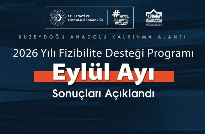 2026 Yılı Fizibilite Desteği Programı Eylül Ayı Sonuçları