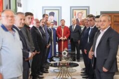 Ahilik Haftası’nda Erzincan’ın Ahisi, Kalfası ve Çırağı Vali Aydoğdu’yu Ziyaret Etti