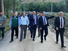 Çayırlı’da Yağışlardan Etkilenen Tarım Arazileri İncelendi