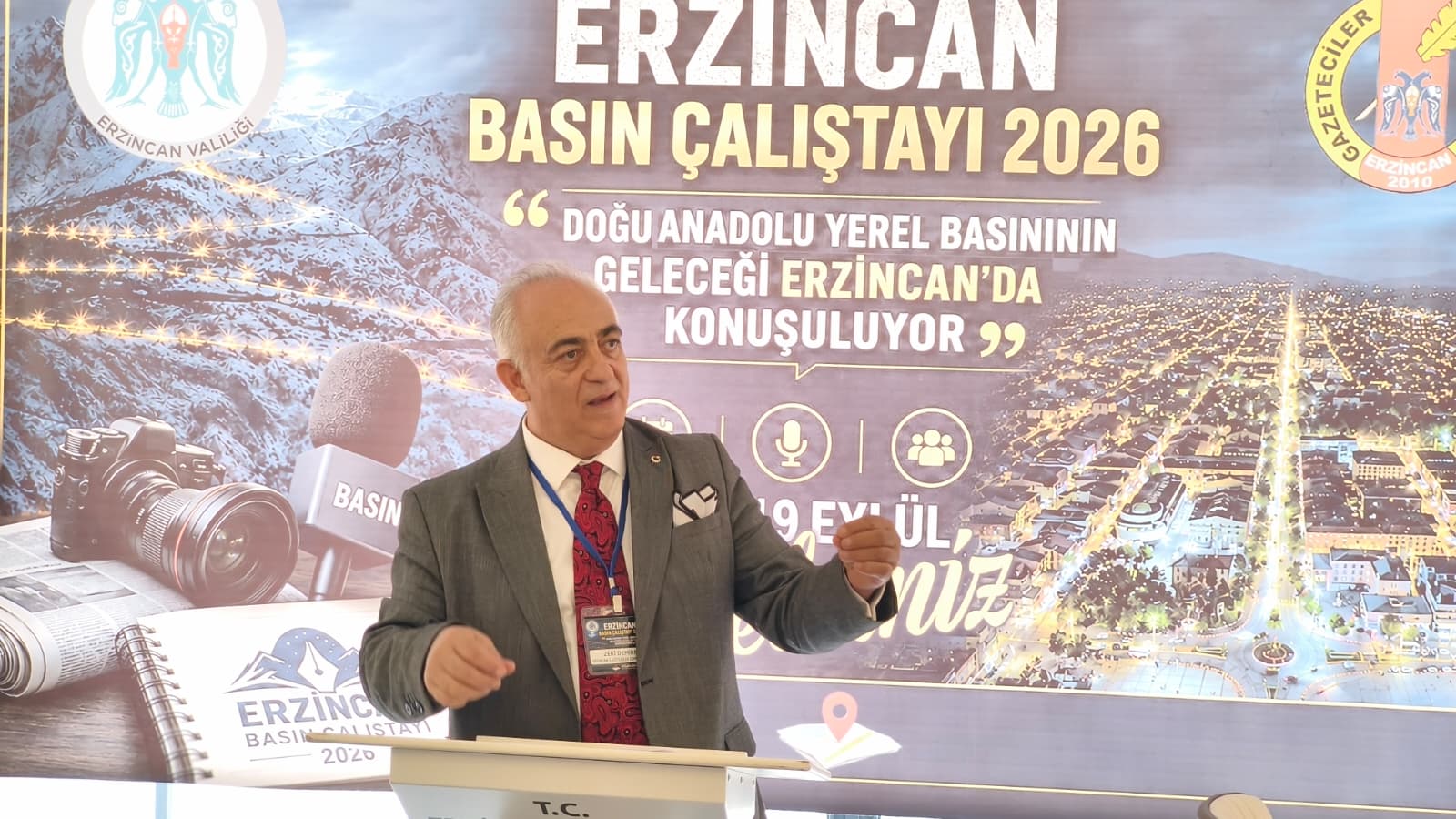 EGC Başkanı Zeki Demirbaş’tan Erzincan Basın Çalıştayı’na Teşekkür