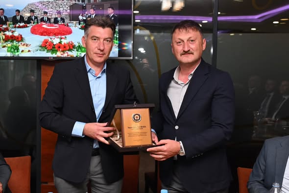 Erzincan Emniyet Müdürü Zafer Baybaba’ya Veda Yemeği