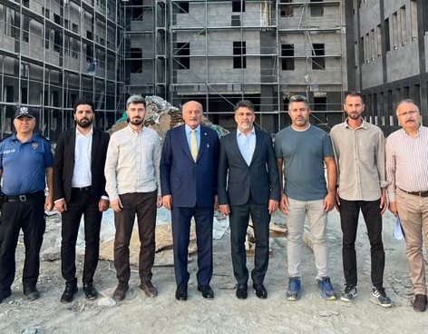 Erzincan İl Emniyet Müdürlüğü Yeni Hizmet Binasında Çalışmalar Sürüyor