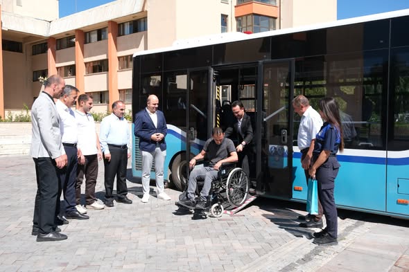 Erzincan’da 18 Toplu Taşıma Aracına Erişilebilirlik Belgesi