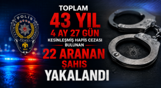 Erzincan’da Aranan Şahıslara Yönelik Operasyon: 22 Kişi Yakalandı
