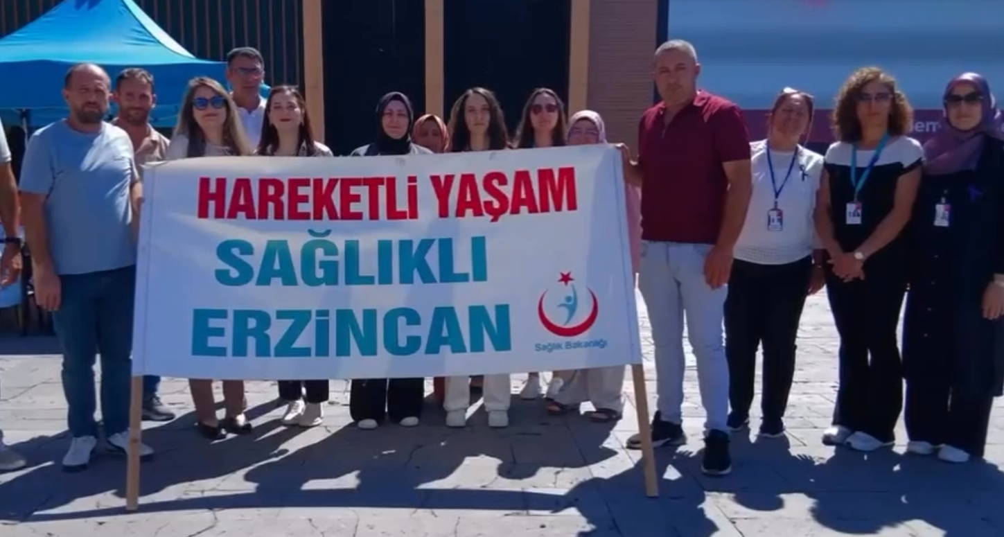 Erzincan’da Halk Sağlığı Haftası’nda Sağlıklı Yaşam İçin Farkındalık Çalışmaları
