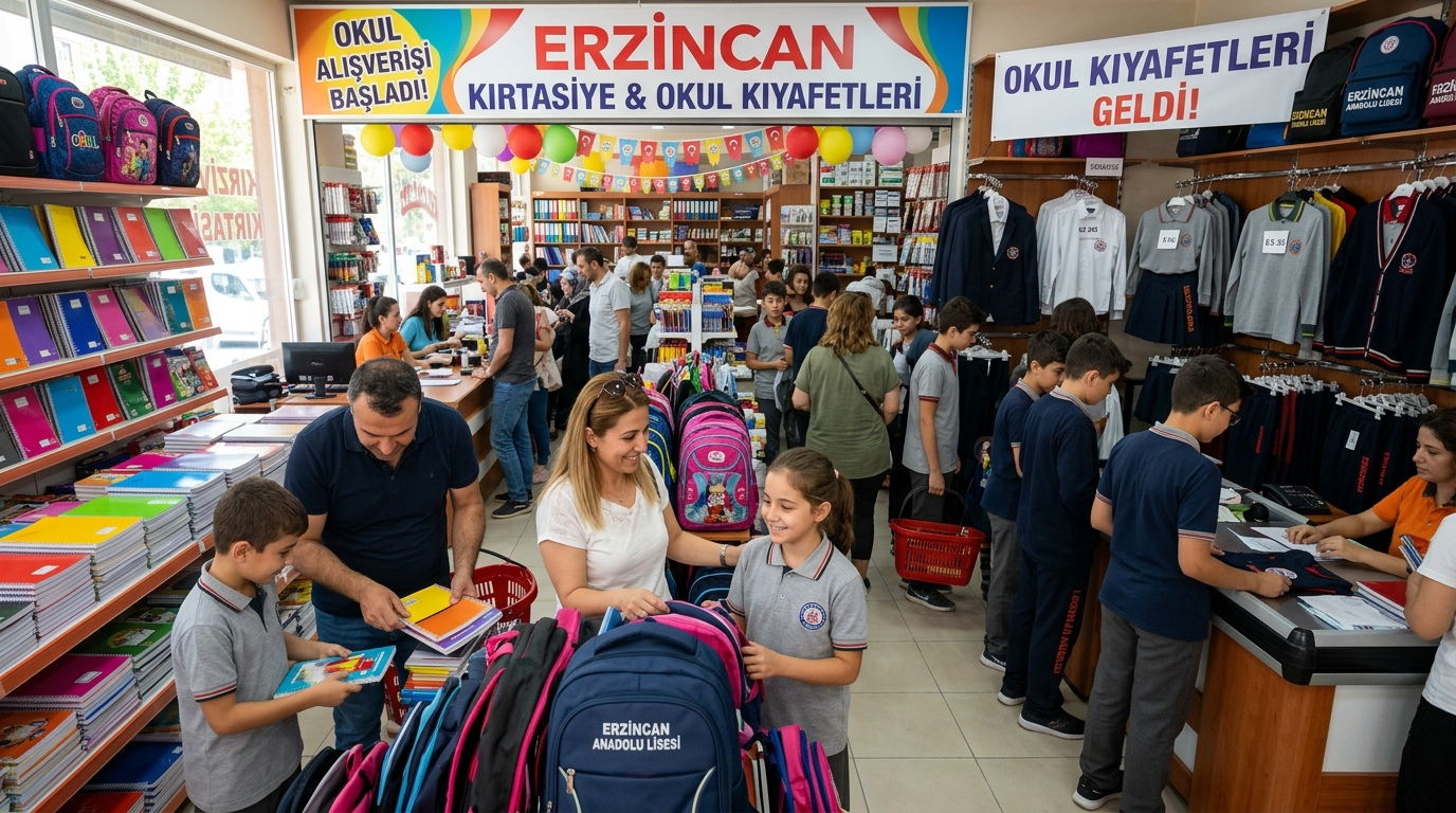 Erzincan’da Yeni Eğitim Yılı Telaşı Başladı