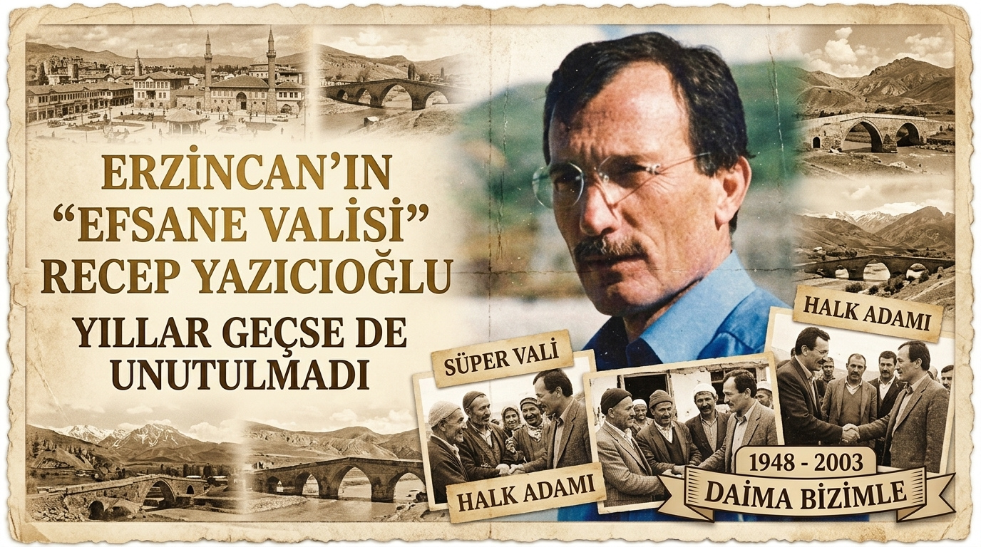 Erzincan’ın “Efsane Valisi” Recep Yazıcıoğlu Yıllar Geçse De Unutulmadı