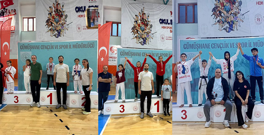 Erzincanlı Karatecilerden Zafer Bayramı’nda 14 Madalyalı Başarı