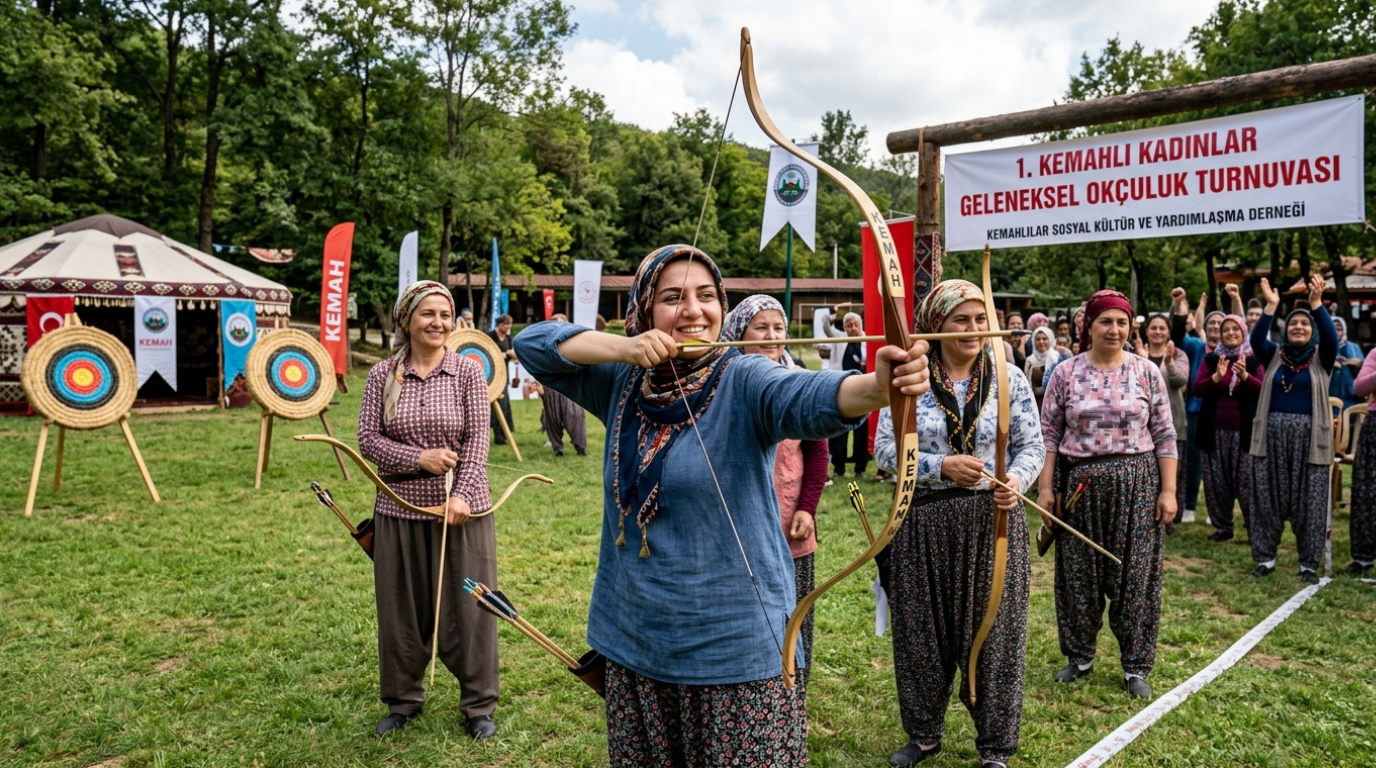 Kemahlı Kadınlar Geleneksel Okçuluk Turnuvasında Buluşacak
