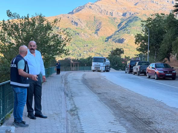 Kemaliye’de Doğalgaz Çalışmaları Hız Kesmeden Sürüyor