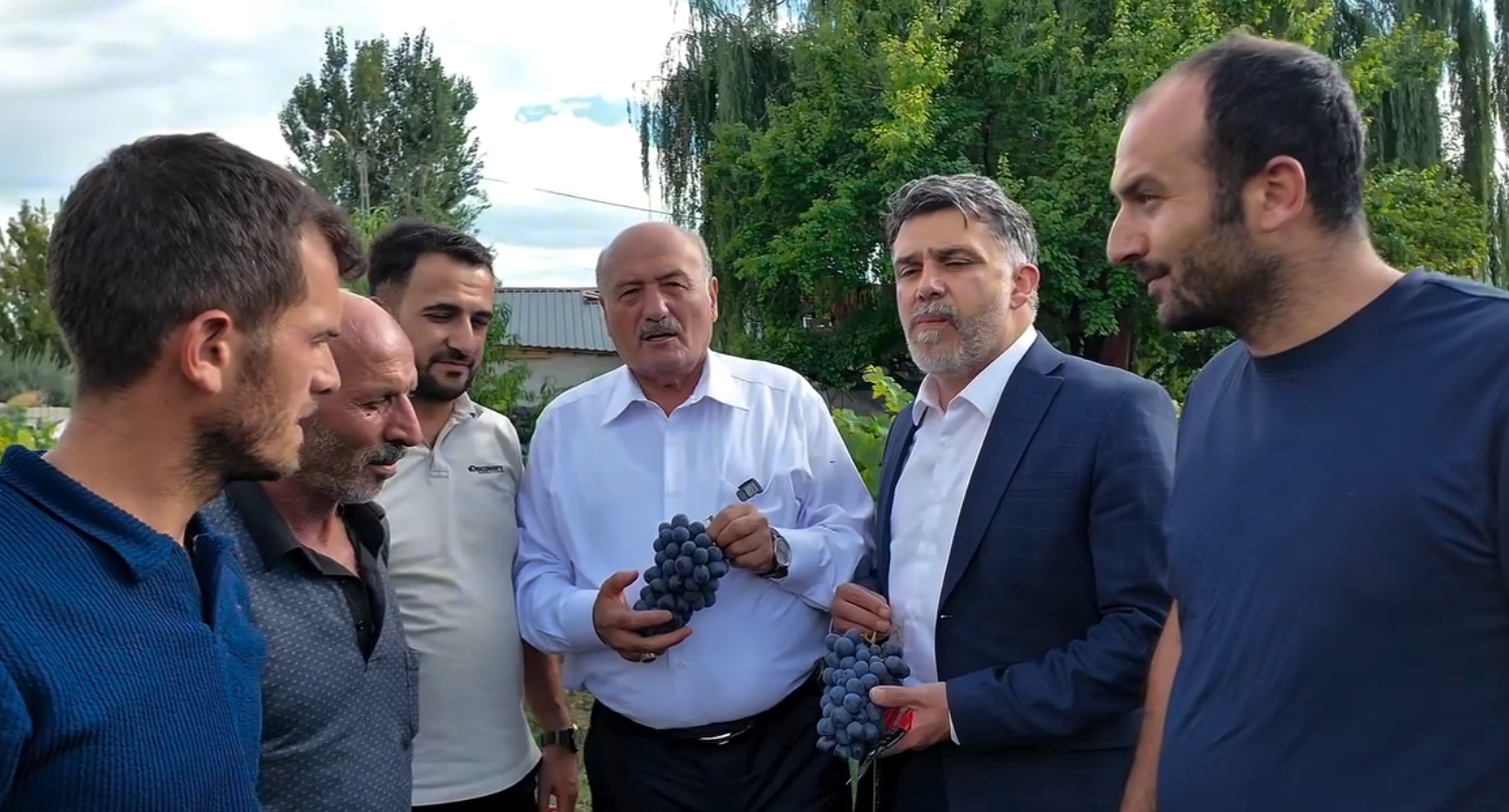 Milletvekili Karaman, Cimin Üzümü Bağbozumunda Üreticilerle Buluştu