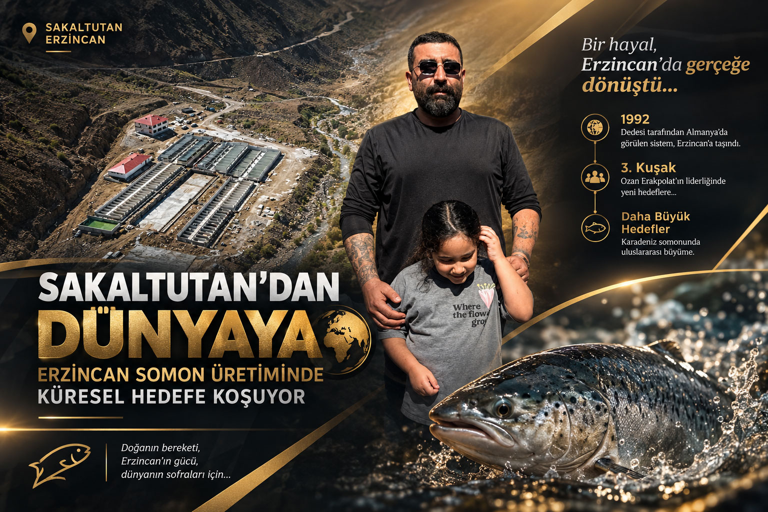 Sakaltutan’dan Dünyaya: Erzincan Somon Üretiminde Küresel Hedefe Koşuyor