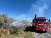Saztepe Köyü’nde Arazi Yangını: Ekipler Hızla Müdahale Etti
