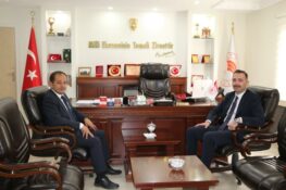 Üzümlü Kaymakamı Hökelekli’den İl Tarım ve Orman Müdürü Koçaker’e Ziyaret