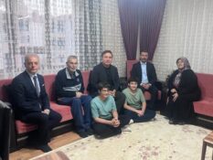 Vali Aydoğdu’dan Kılıç Ailesine Geçmiş Olsun Ziyareti